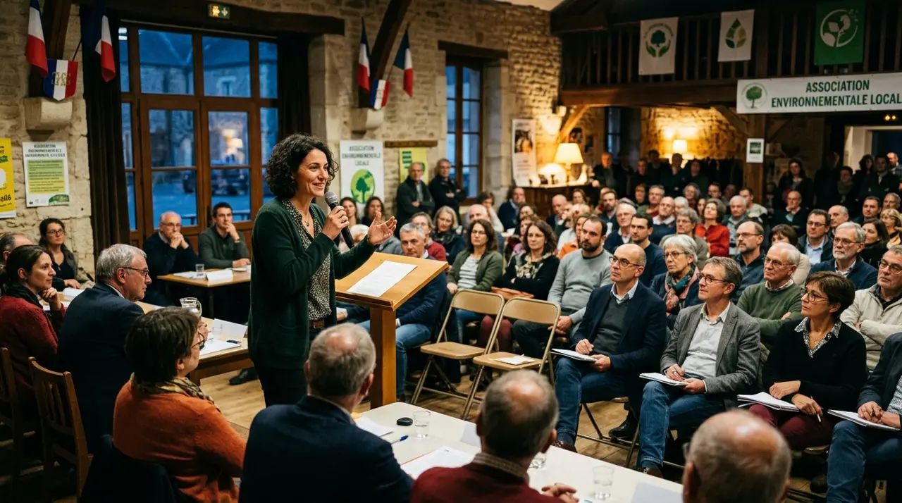 Délibération citoyenne lors de l'assemblée statutaire des adhérents à Aniane