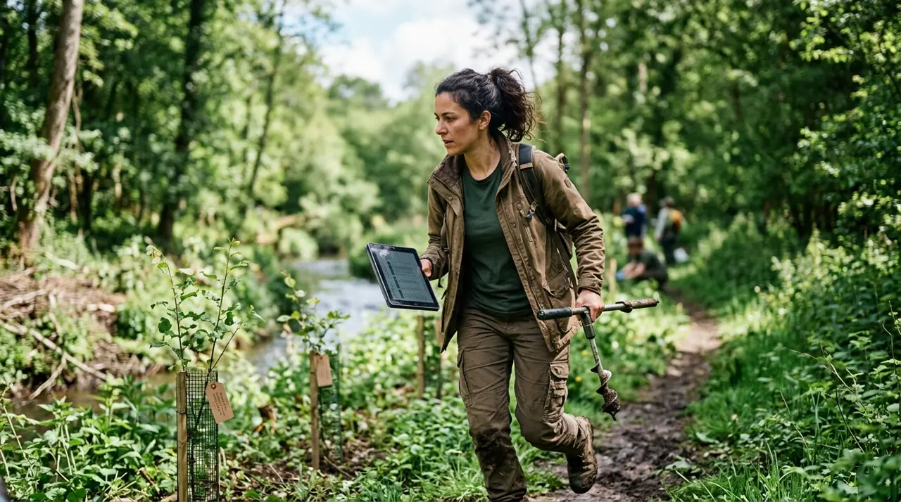 Action de terrain pour la préservation des réserves naturelles à Aniane